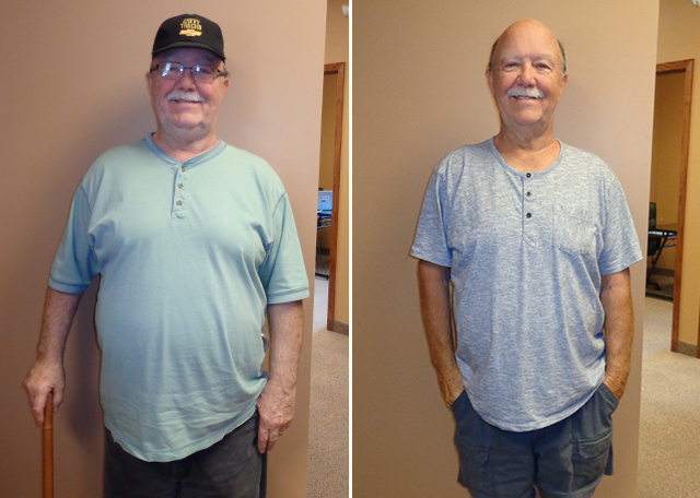 John M 32lbs Weight Loss Before and After