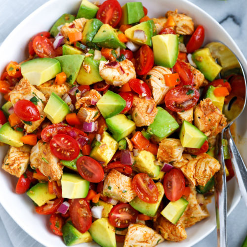 avocado chicken salad