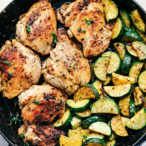 chicken zucchini skillet