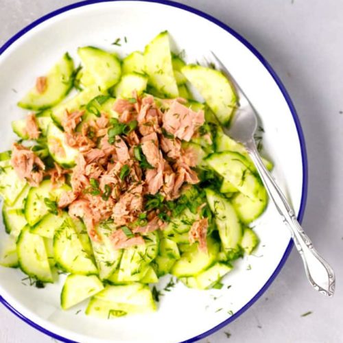 cucumber tuna salad