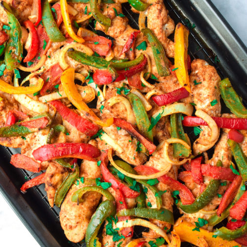 air fryer chicken fajita