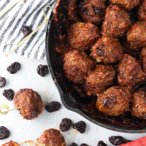 bison meatballs