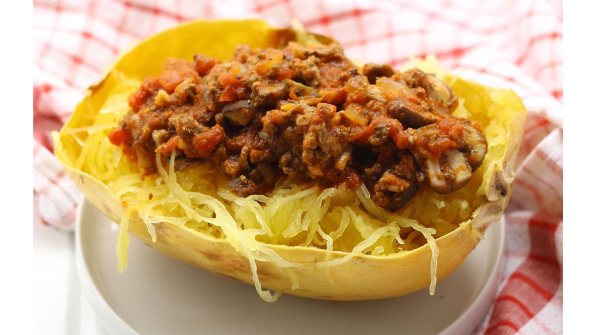 Spaghetti Squash with Ground Beef Recipe Ideal You Weight Loss